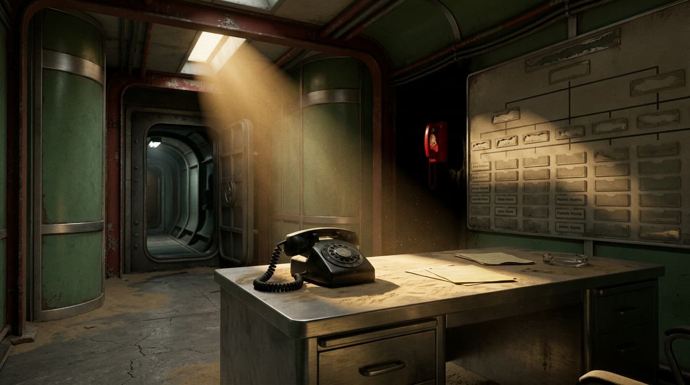 Who is really controlling things from above Vault-Tec?